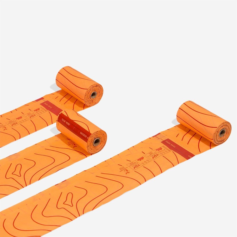 Orange | Compostable Poop Bags | 60 Poop Bags - Image 2