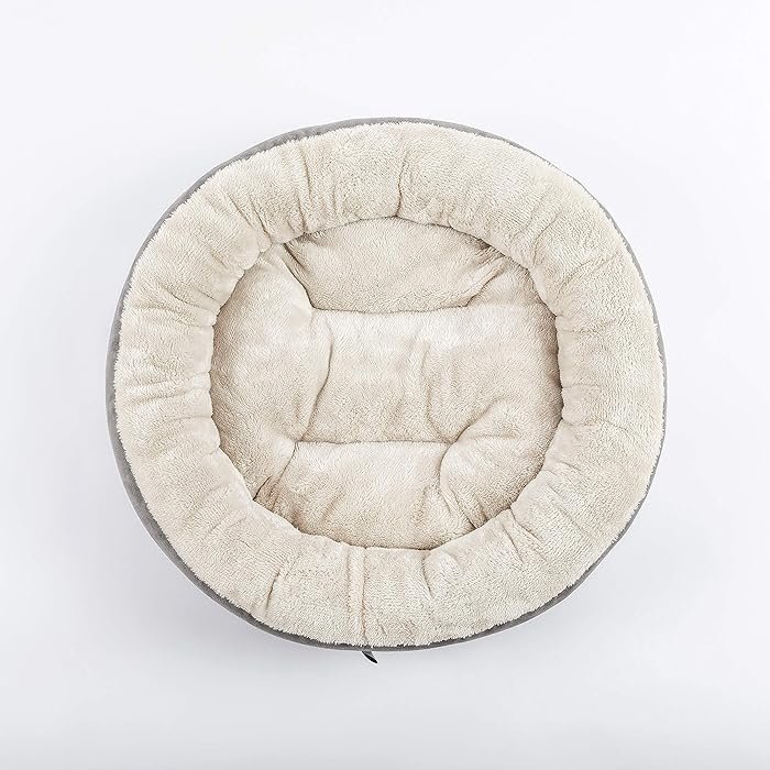 Cat And Dog Round Cushion Bed - Image 2