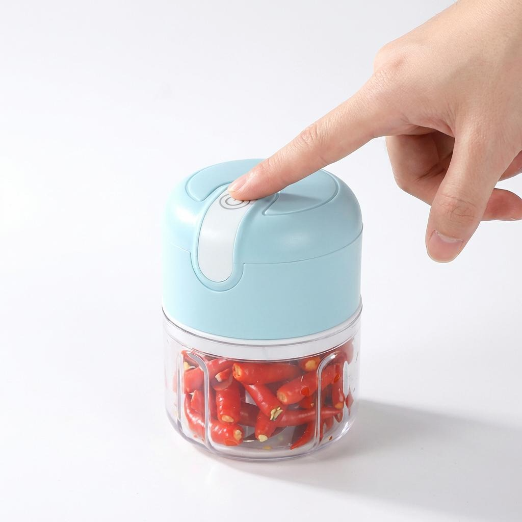 USB Rechargeable Mini Electric Garlic Chopper - Image 2